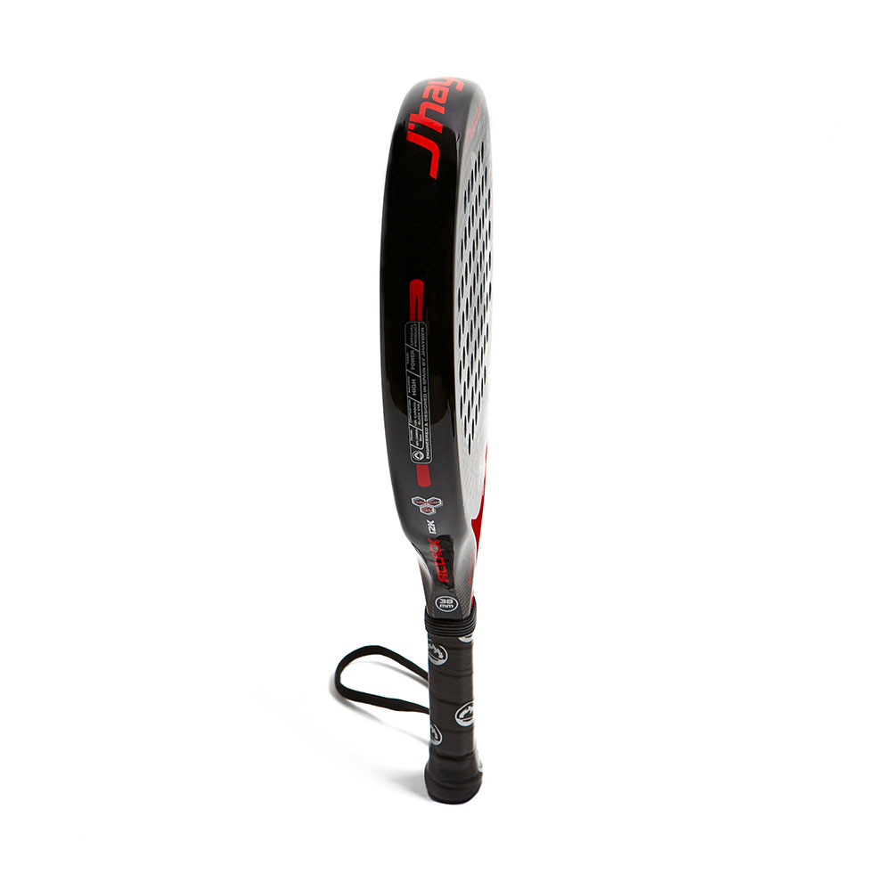j'hayber Pala de pádel ATTACK-12K negra y plata Oferta especial