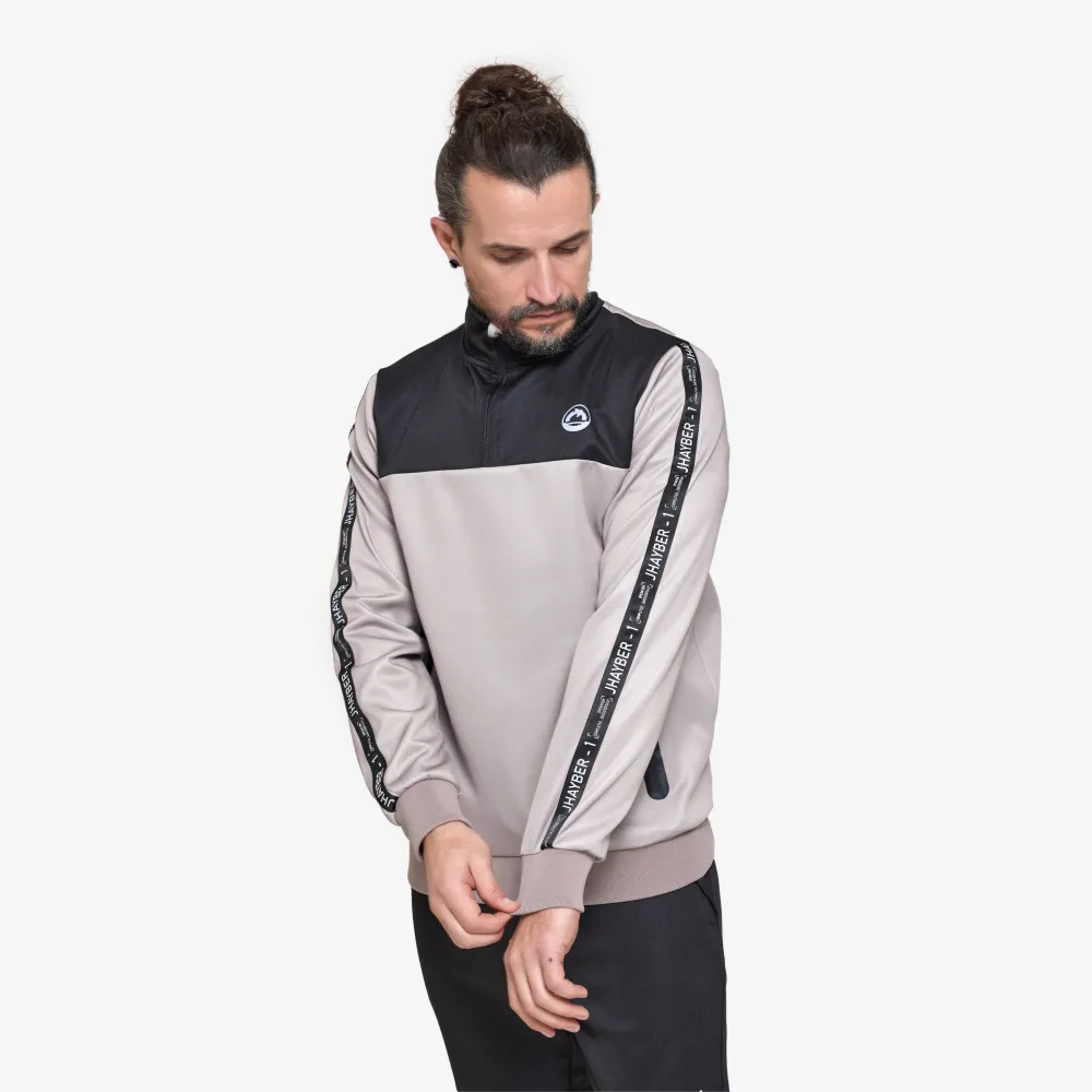 j'hayber Sudadera de hombre SUCCESS Gris y Negro Descuento