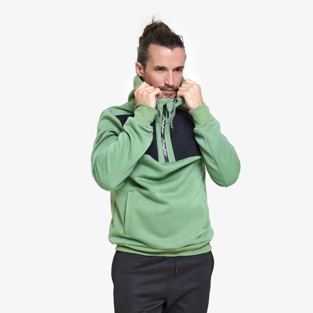 j'hayber Sudadera afelpada con capucha de hombre URBANZIP Caqui Liquidación