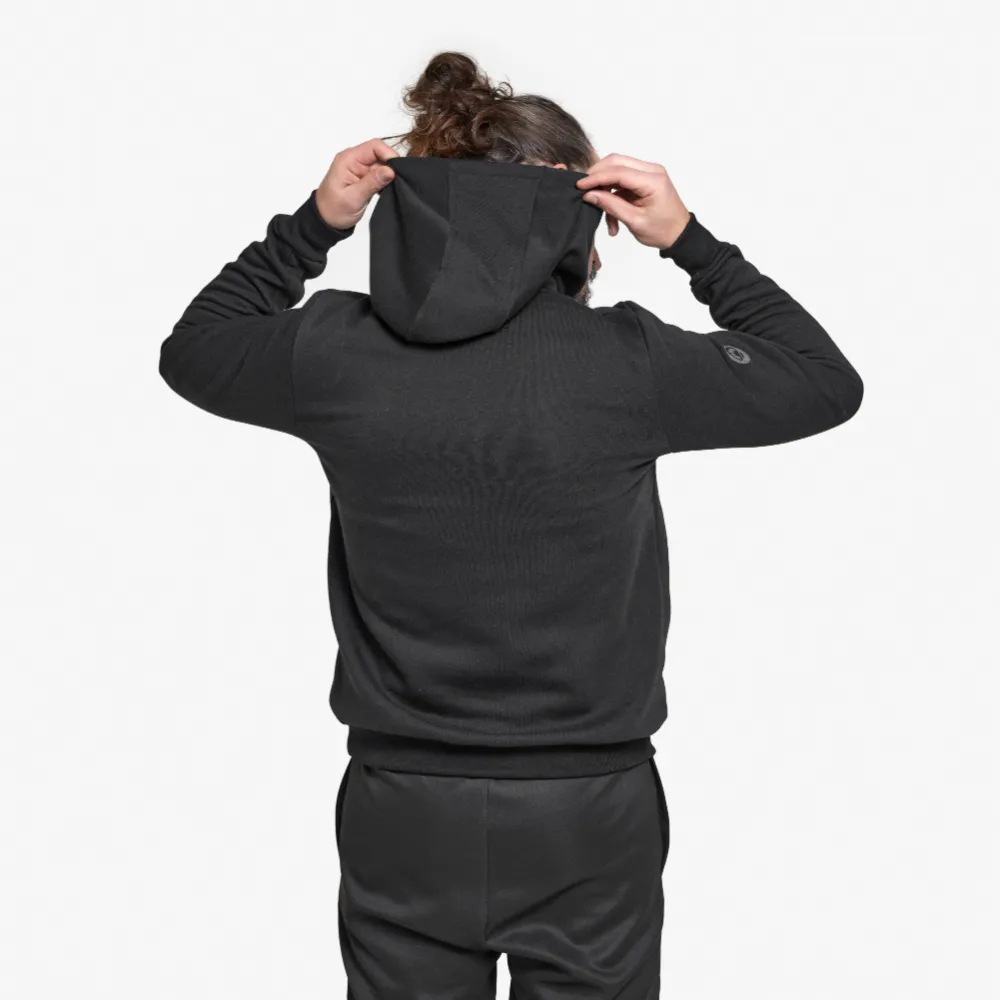 j'hayber Sudadera afelpada con capucha de hombre J'KANGAROO Negro Rebajas online