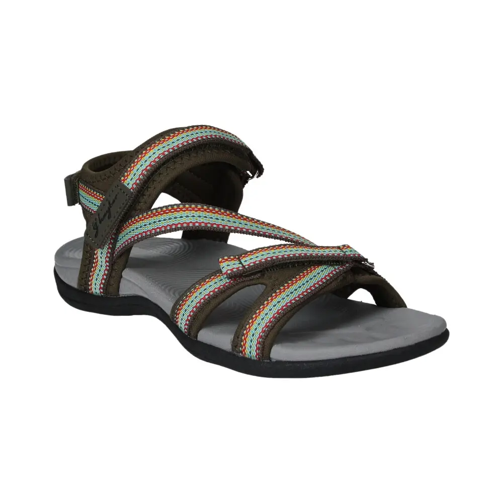 j'hayber Sandalias para mujer Oentado verde En oferta