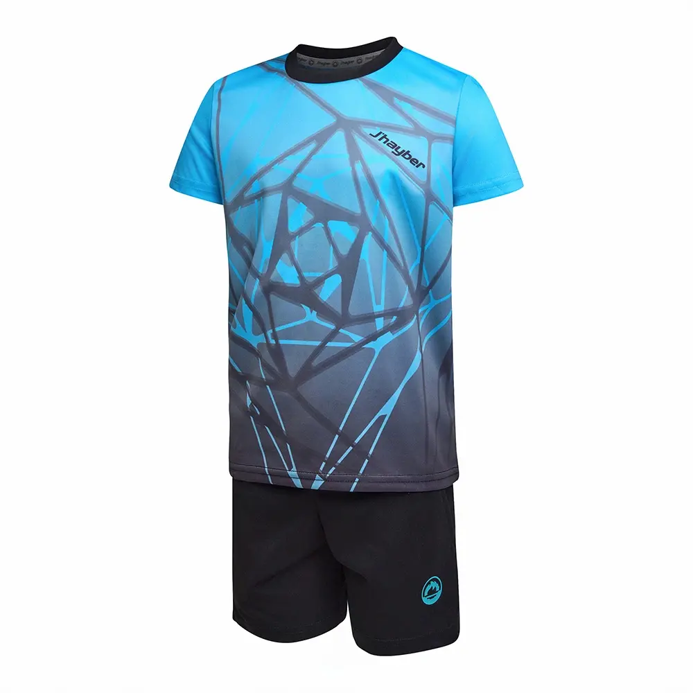 j'hayber Conjunto de niño Giraffe azul Último día