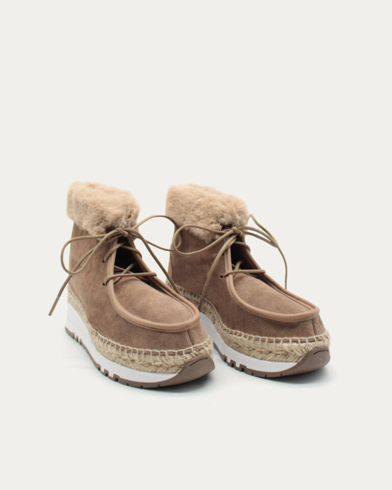 juncal aguirre Botines Nori Taupe Mejor oferta