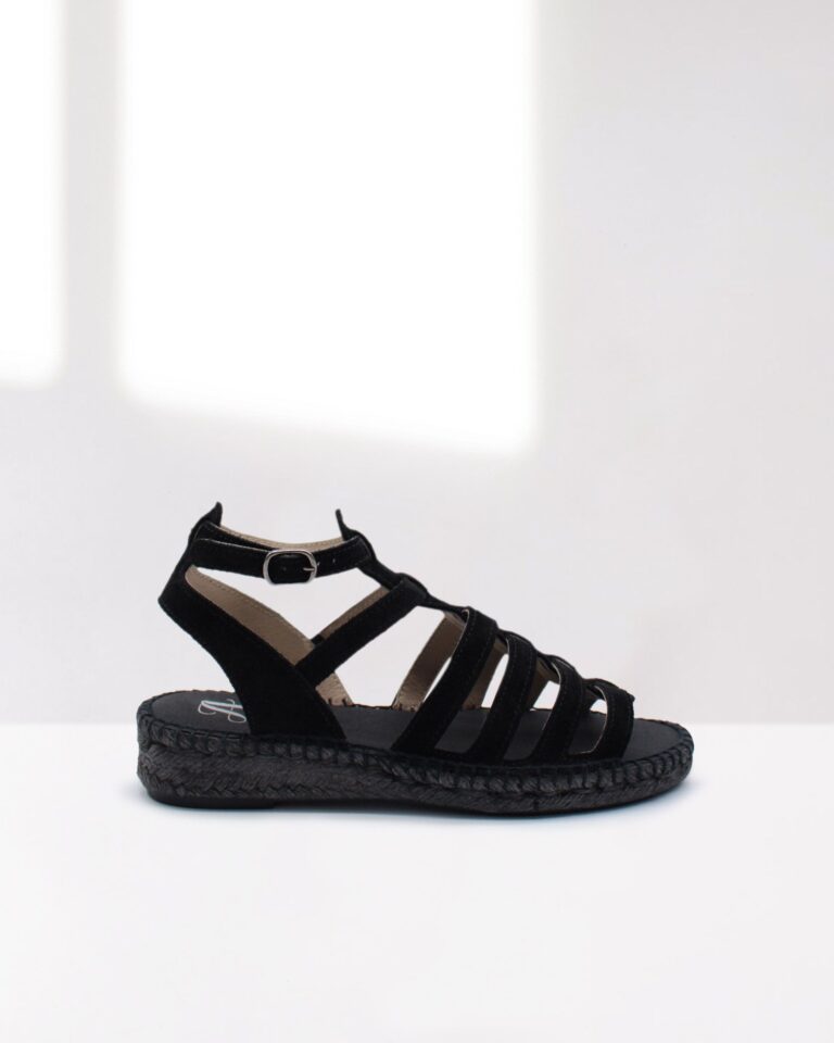 juncal aguirre Sandalias Mikonos Negras Tienda