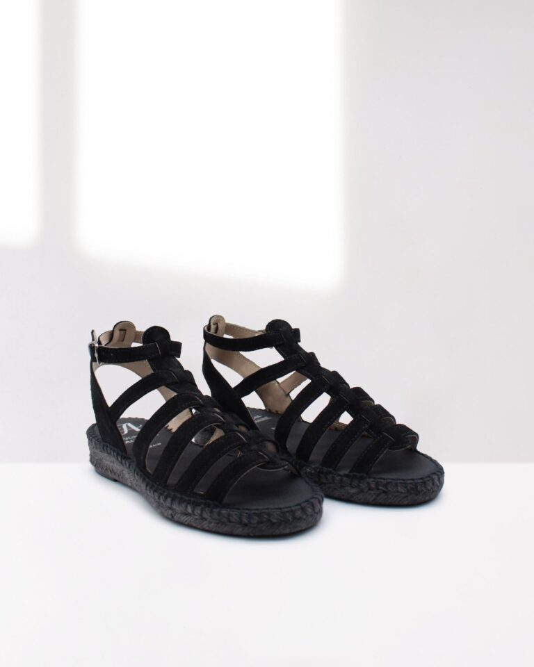 juncal aguirre Sandalias Mikonos Negras Tienda