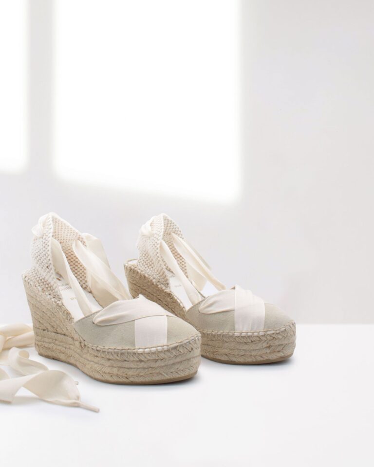 juncal aguirre Alpargatas Silene Beige Grandes descuentos