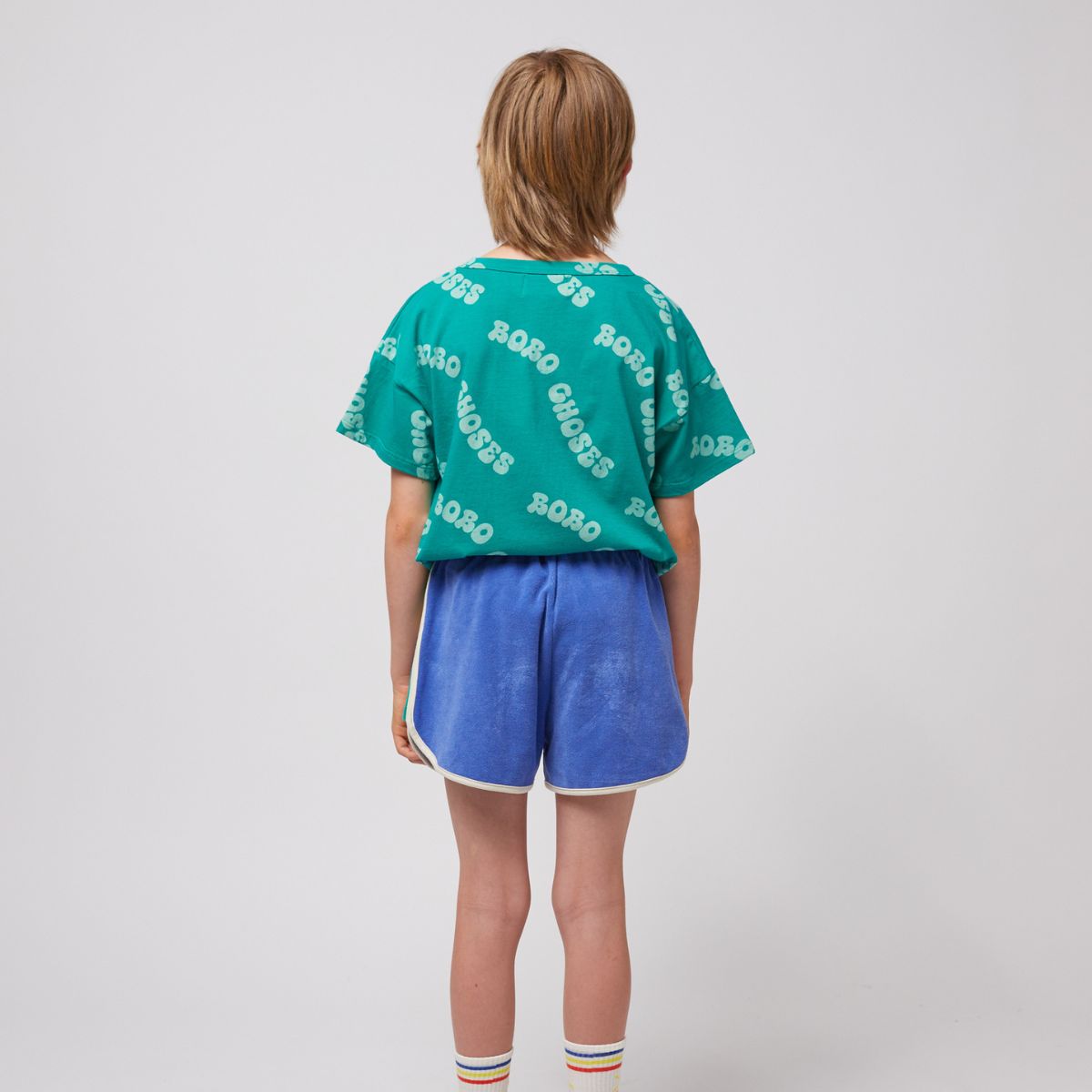 lmdi collection Pantalón corto de rizo Smiling Color Block Bobo Choses Rebajas de fábrica