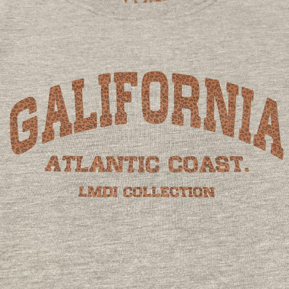 lmdi collection Sudadera Edición Limitada “Galifornia” Woman gris/animal print Rebajas online