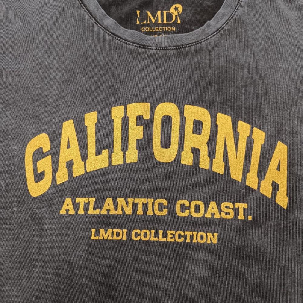 lmdi collection Camiseta “Galifornia Atlantic Coast” LMDI Collection Dorada Envío gratis