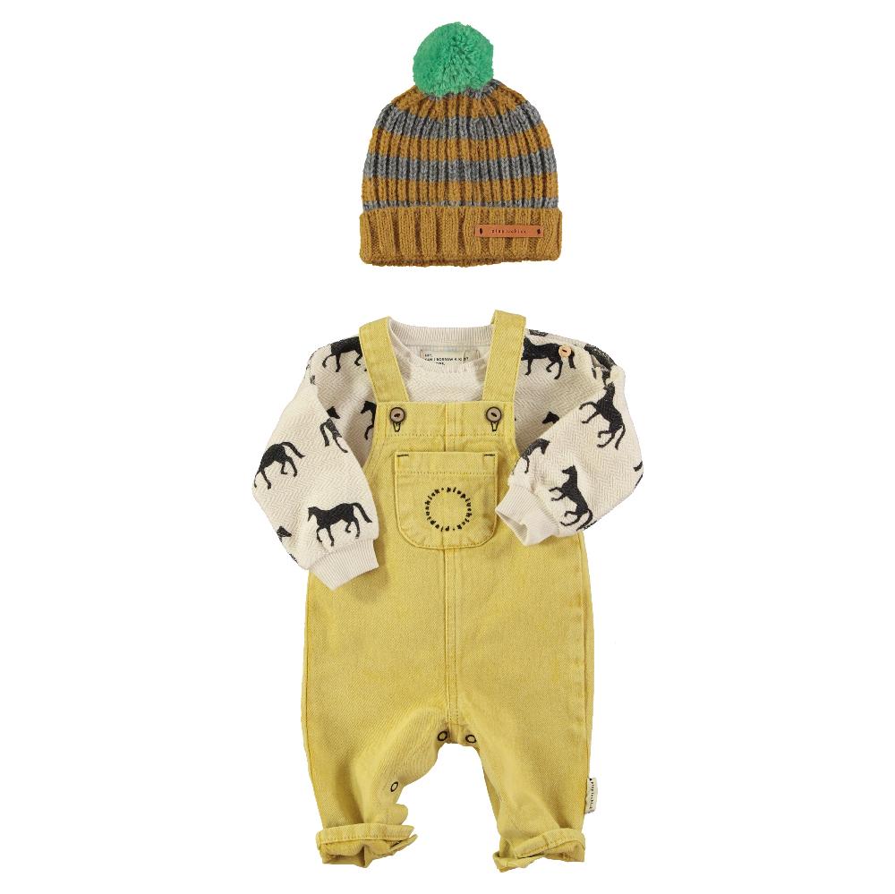 lmdi collection Peto de bebé en color mostaza Piupiuchick Rebajas online