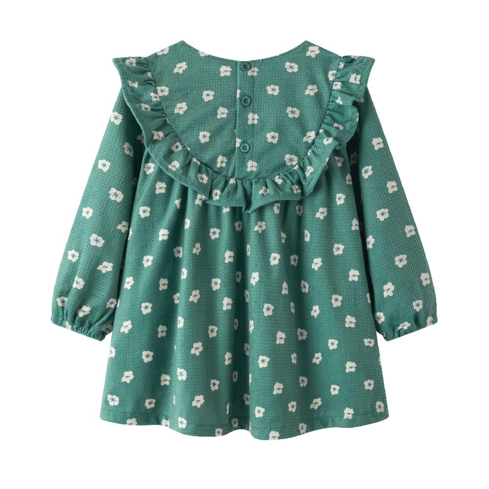 lmdi collection Vestido de bebé NWS flores verde Precios de Black Friday