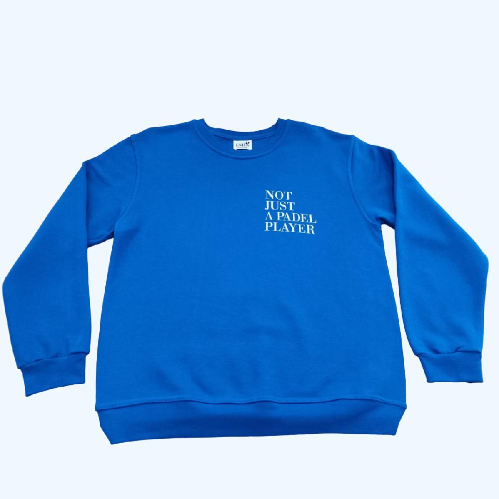 lmdi collection Sudadera Edición Limitada ‘Not just a pádel player’ azulón/ blanco LMDI Collection Rebajas baratas