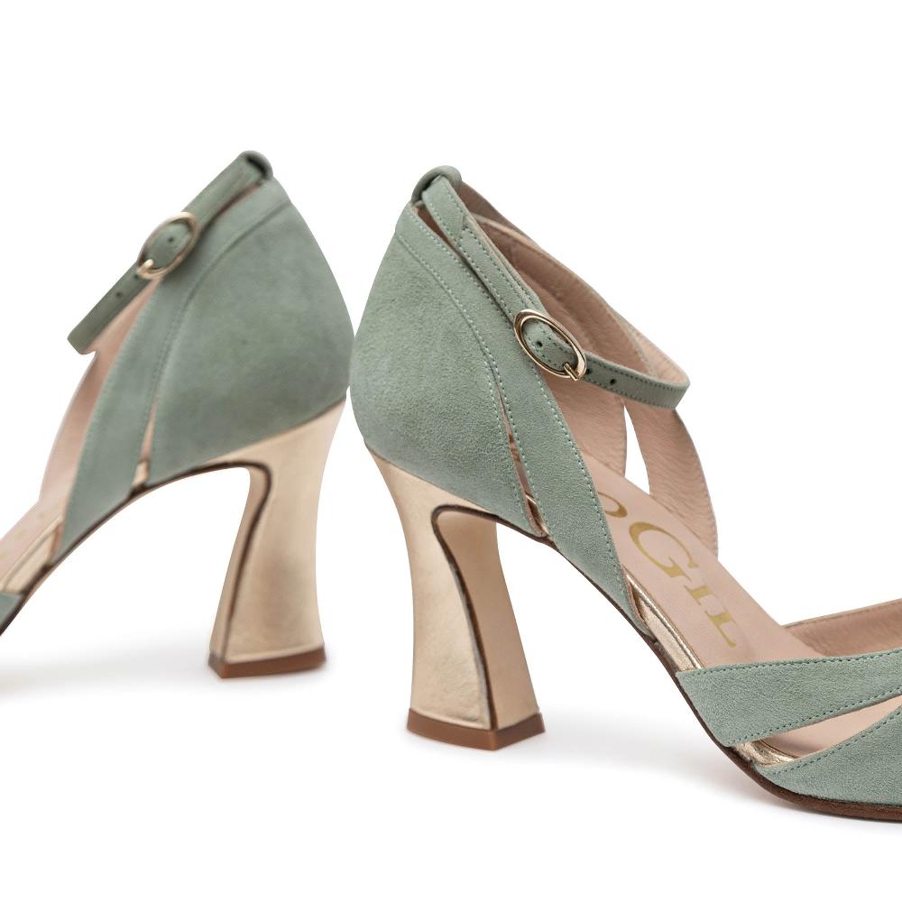 paco gil HAZEL MINT SUEDE Precio de fábrica