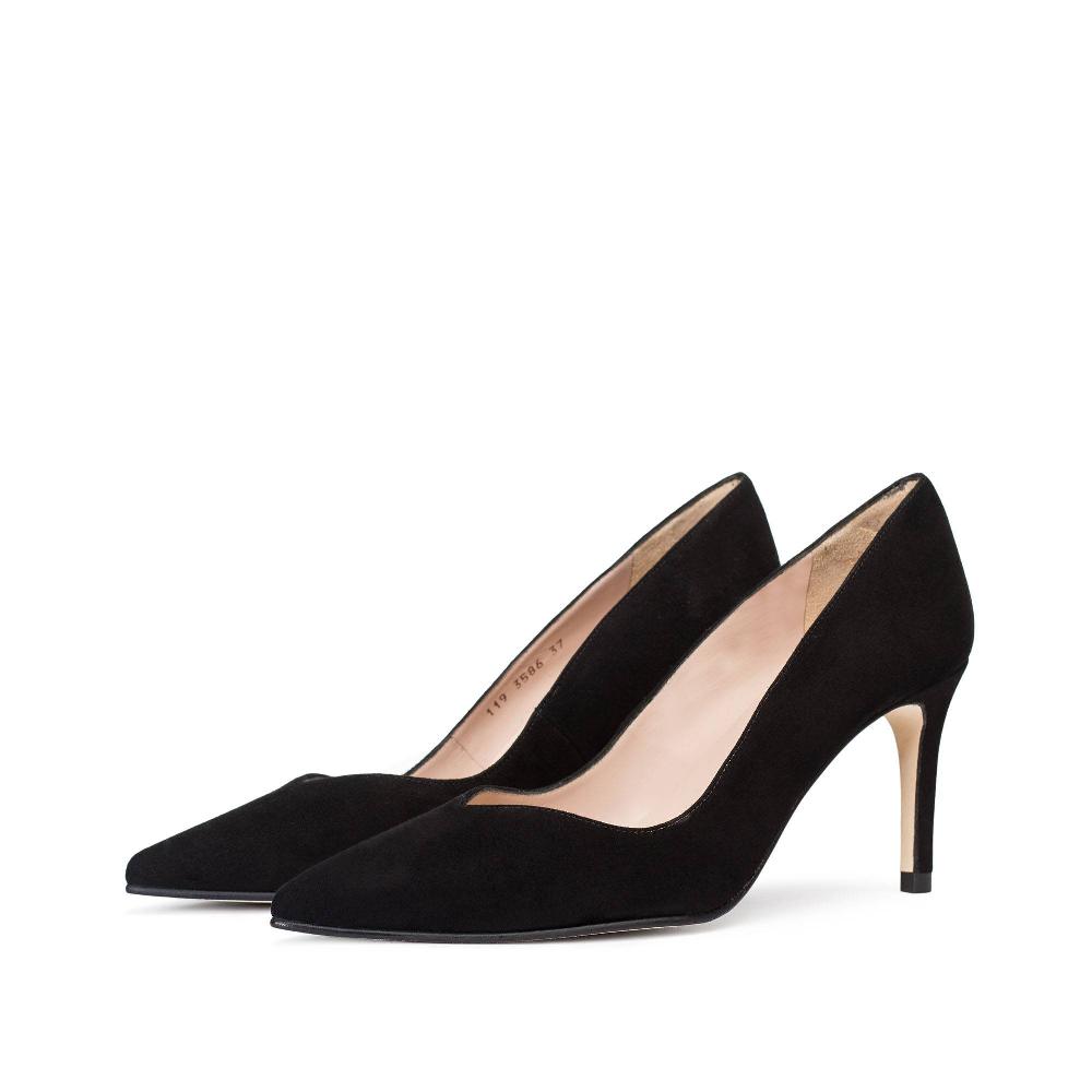 paco gil ITZIAR BLACK SUEDE Descuento por venta flash