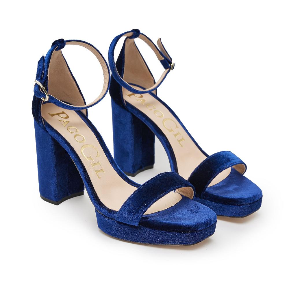 paco gil ANASTASIA NAVY VELVET Rebajas