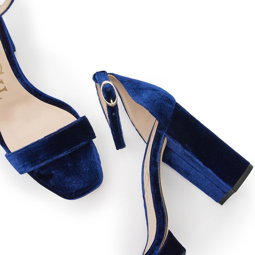 paco gil ANASTASIA NAVY VELVET Rebajas