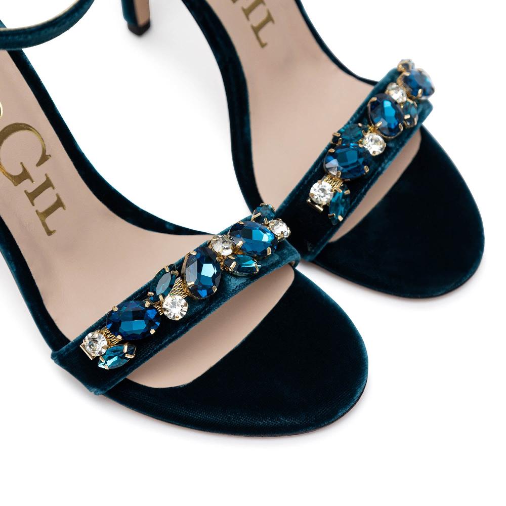 paco gil MEI BLUE VELLUTO Rebajas baratas