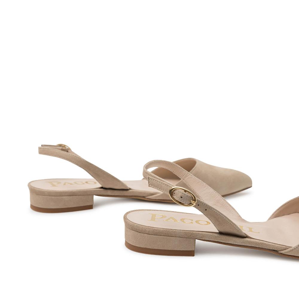 paco gil SABINA BEIGE SUEDE Promoción por tiempo limitado