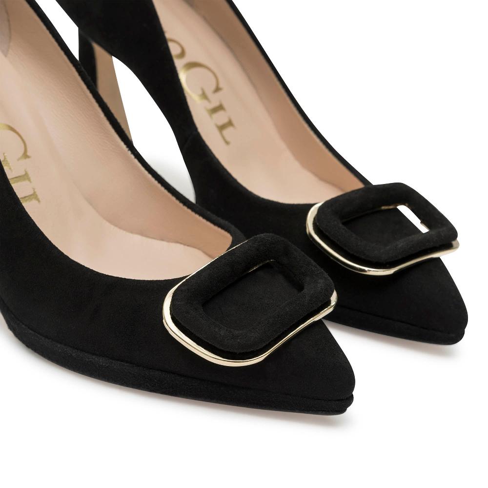 paco gil CELIA BLACK SUEDE Grandes ahorros