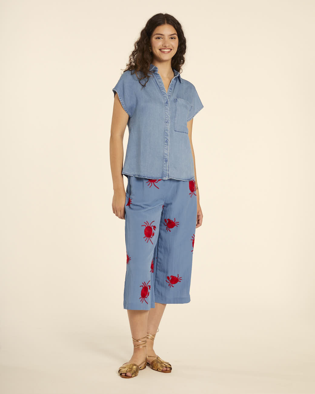 pepaloves CAMISA DENIM SIN MANGAS COMPRAR AHORA