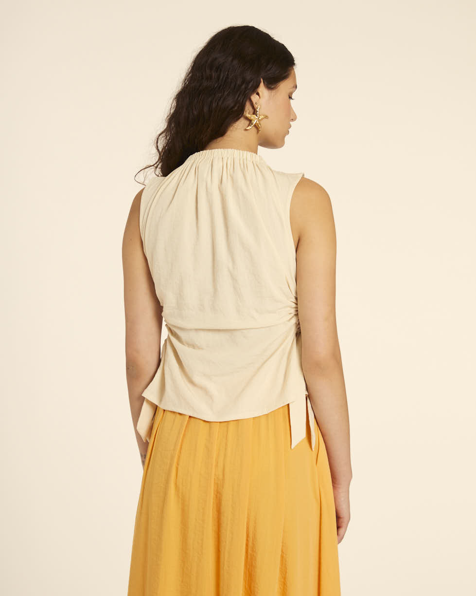 pepaloves TOP CUT OUT CREMA Promoción por tiempo limitado