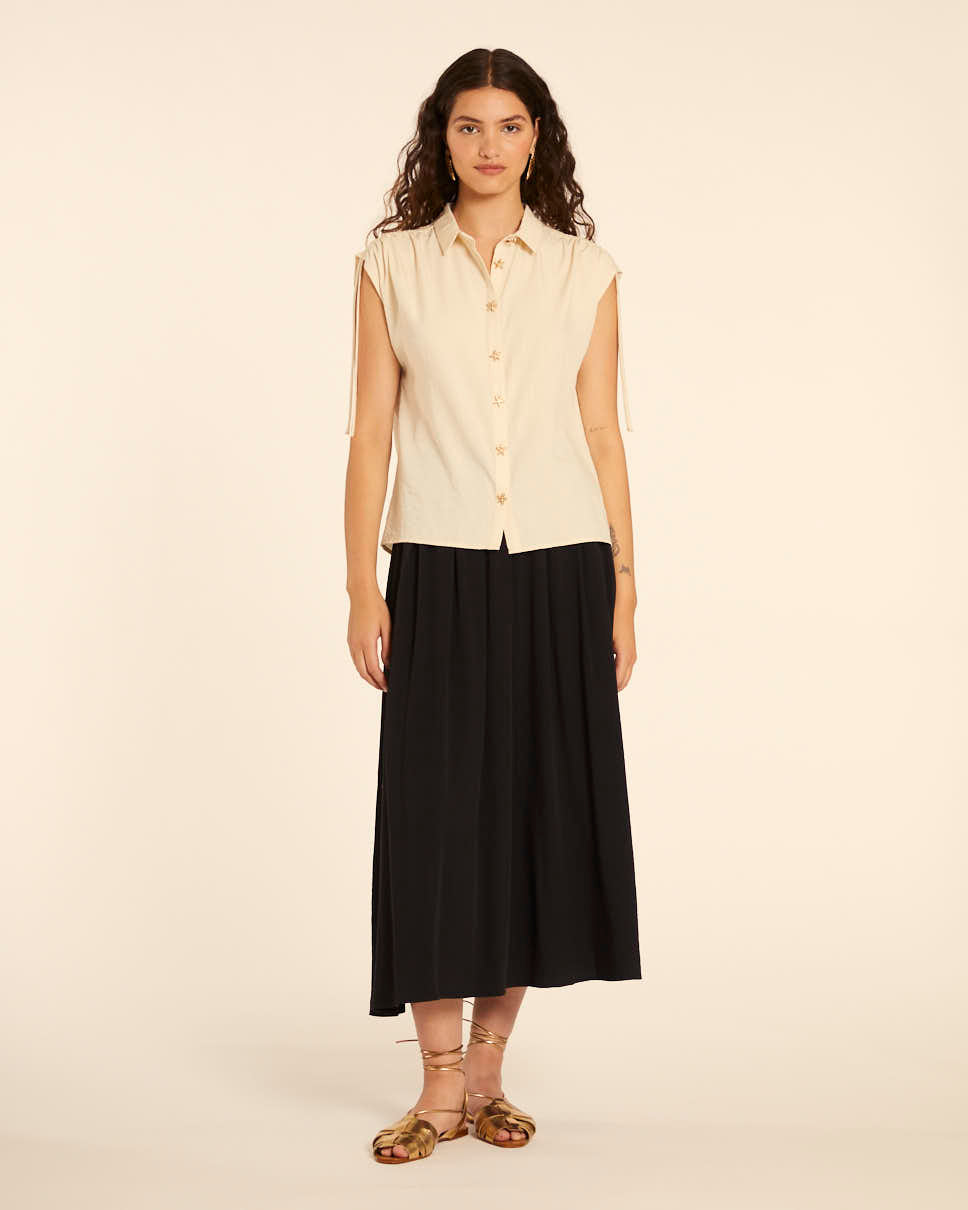 pepaloves CAMISA CON ESTRELLAS CREMA Liquidación