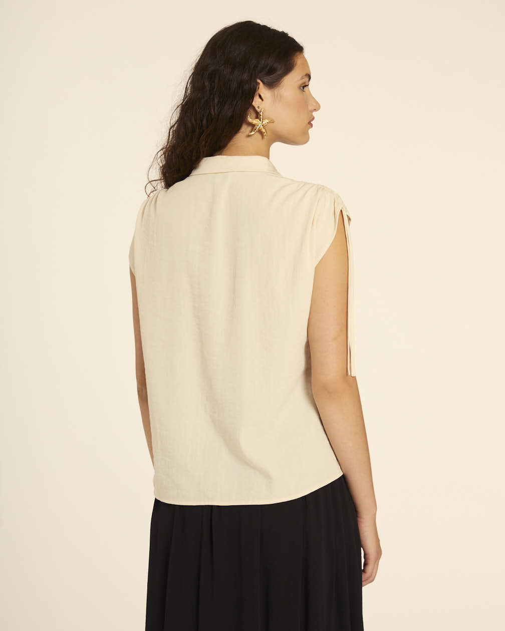 pepaloves CAMISA CON ESTRELLAS CREMA Liquidación