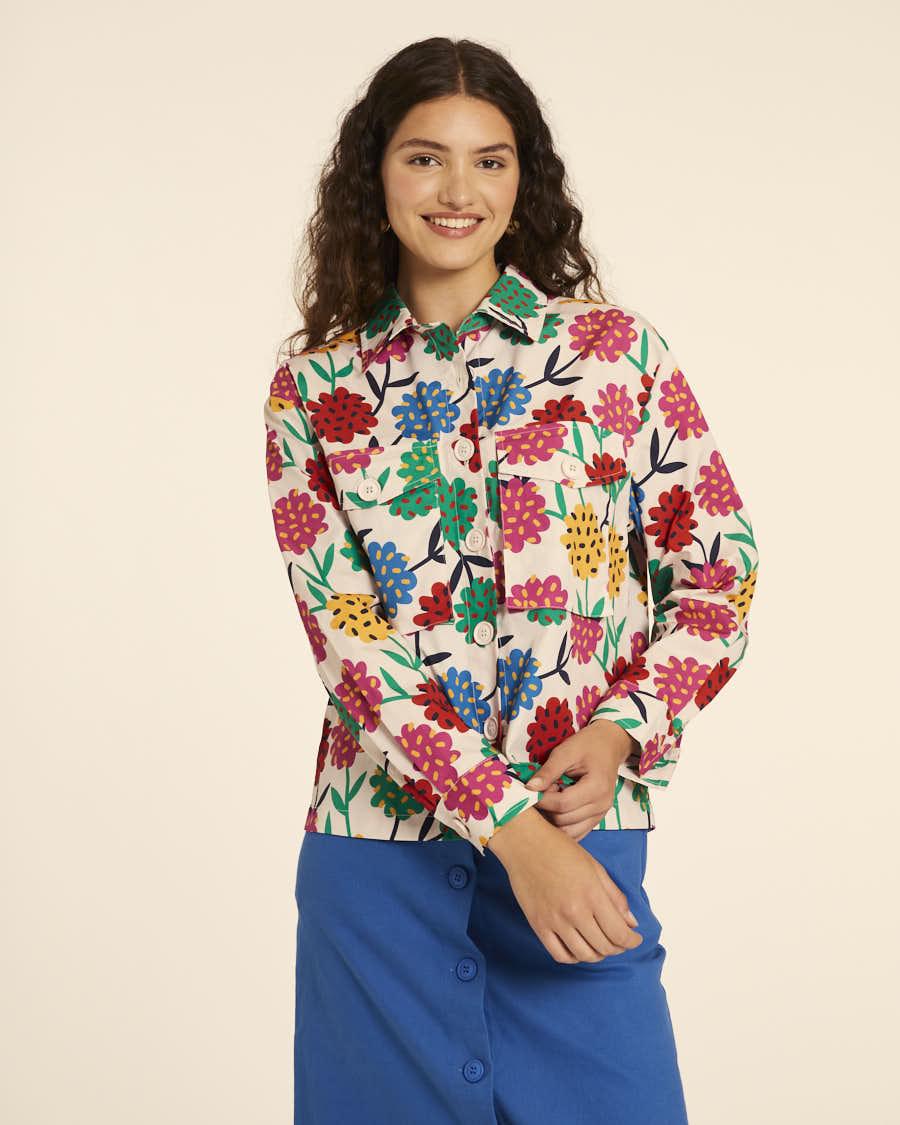pepaloves SOBRECAMISA FLORES