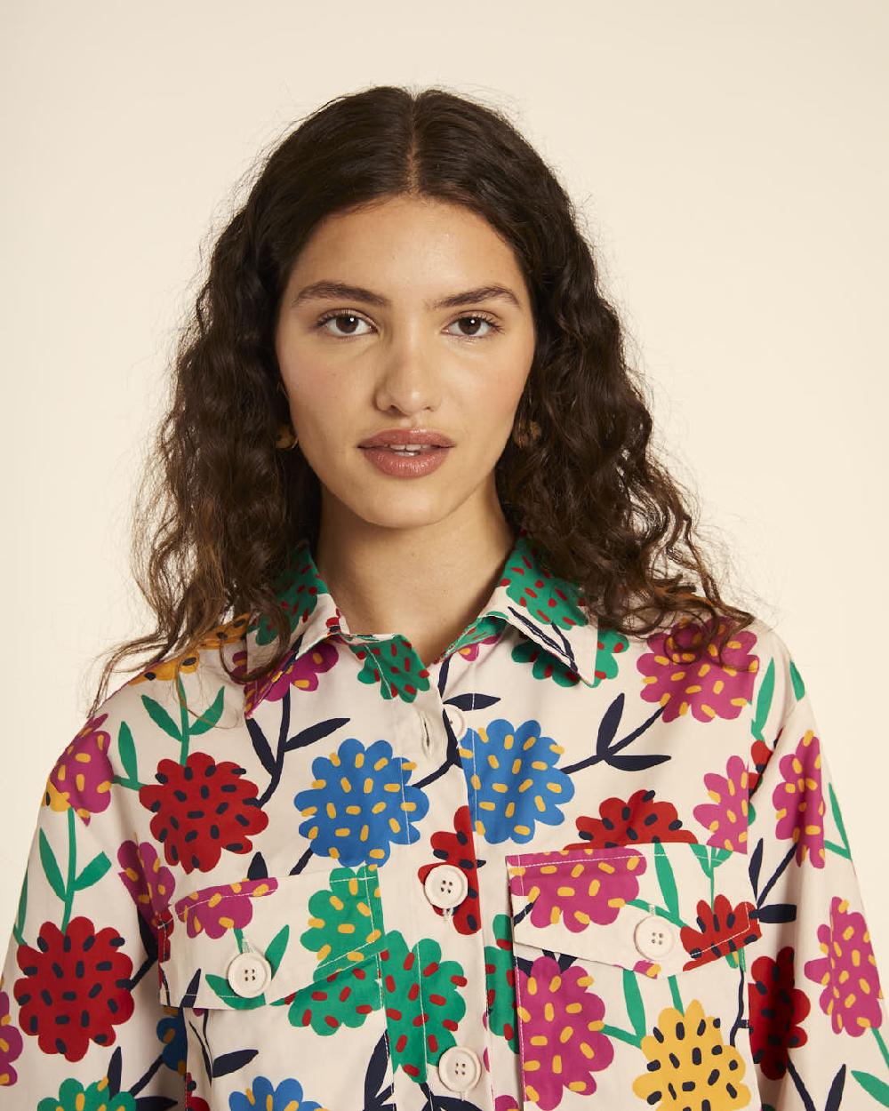 pepaloves SOBRECAMISA FLORES Envío internacional gratuito