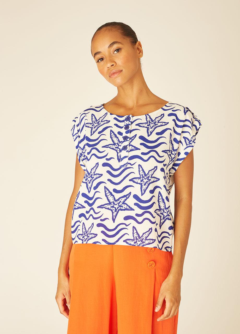 pepaloves NAVY STARS BLOUSE Tienda de fábrica