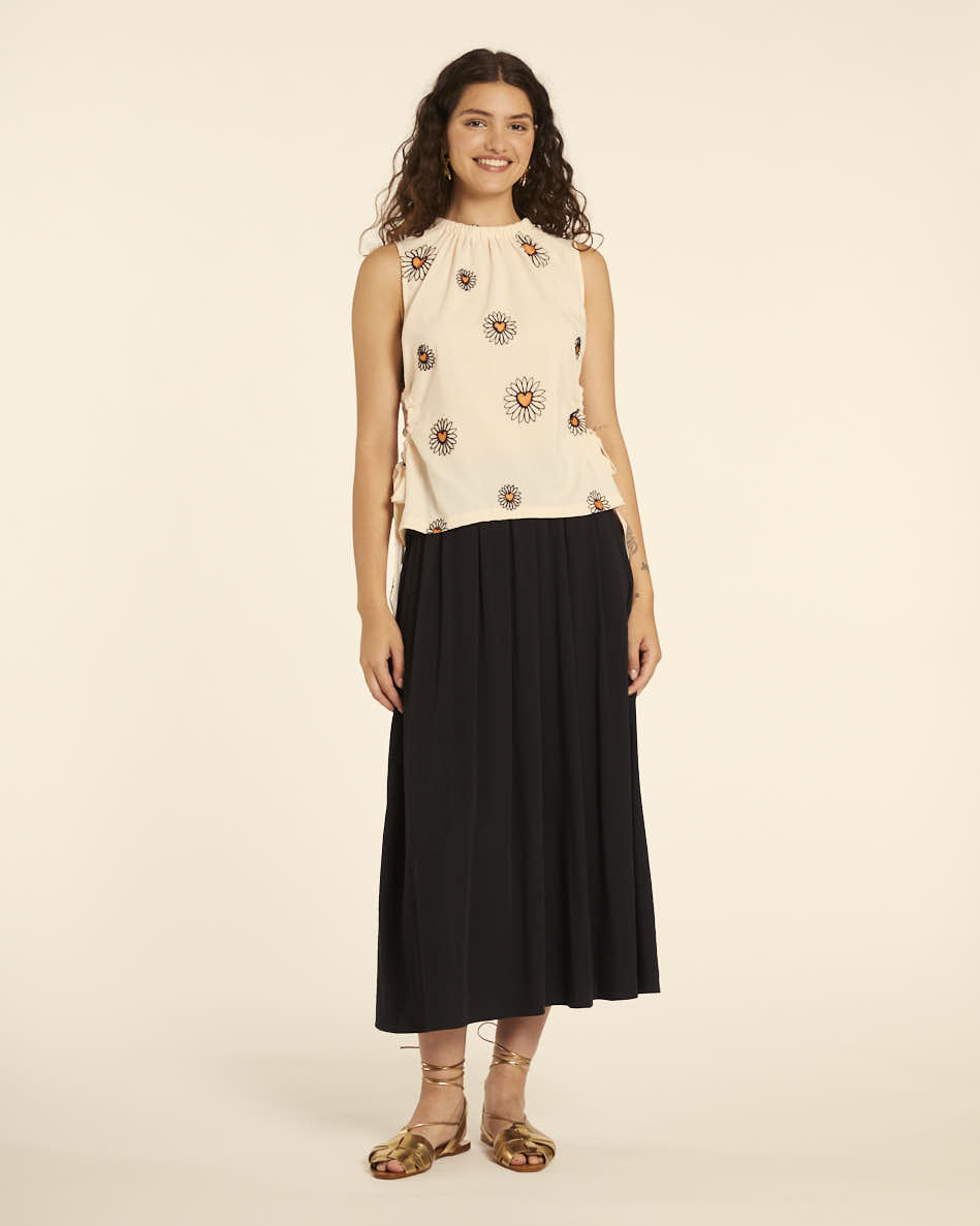 pepaloves TOP CUT OUT BORDADO MARGARITA Descuentos del mes