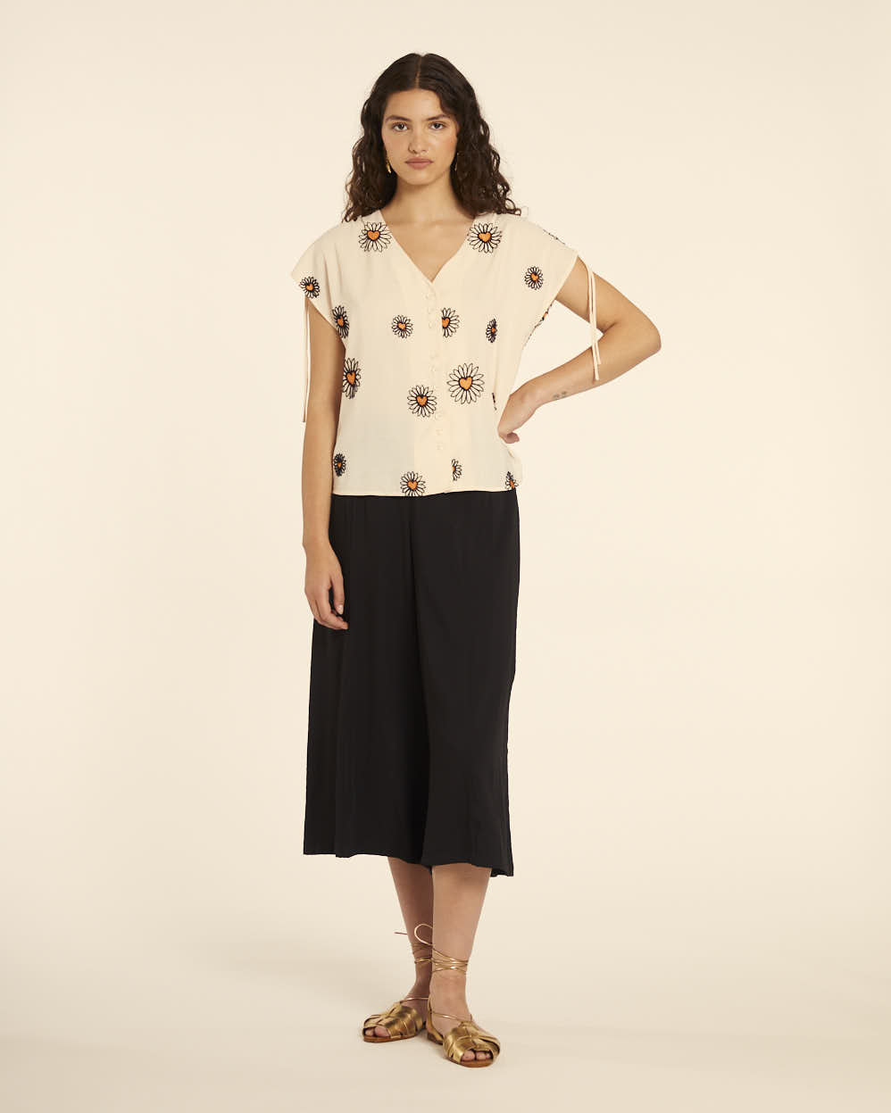 pepaloves CAMISA BORDADO MARGARITA Oferta exclusiva