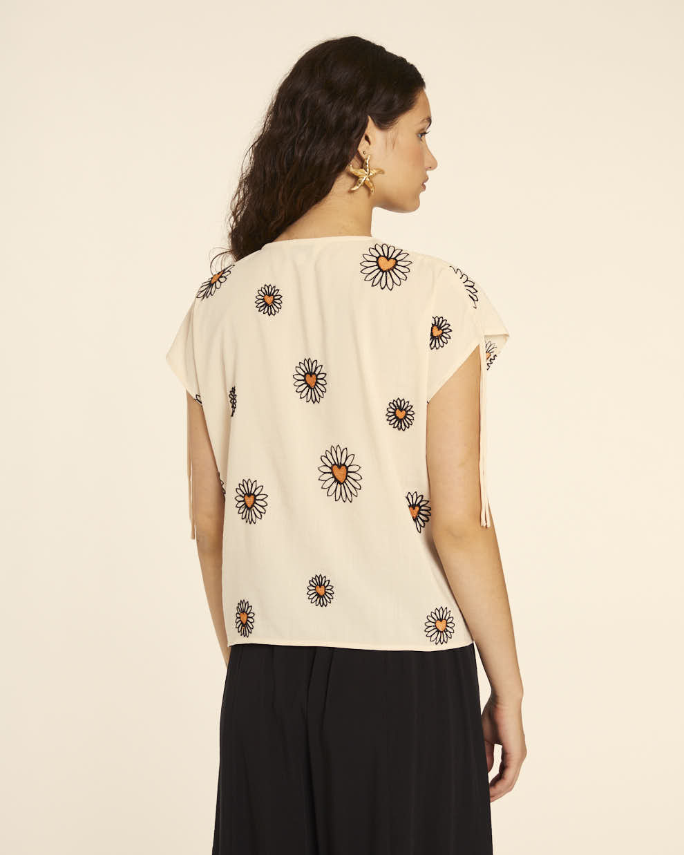 pepaloves CAMISA BORDADO MARGARITA Oferta exclusiva