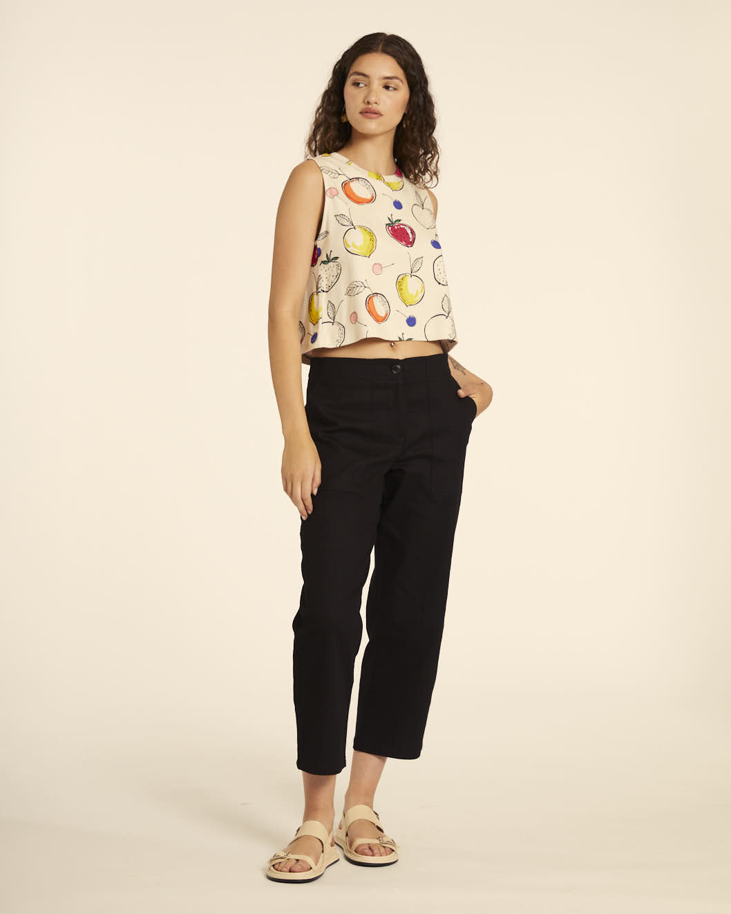 pepaloves CROP TOP FRUTAS Descuento por venta flash