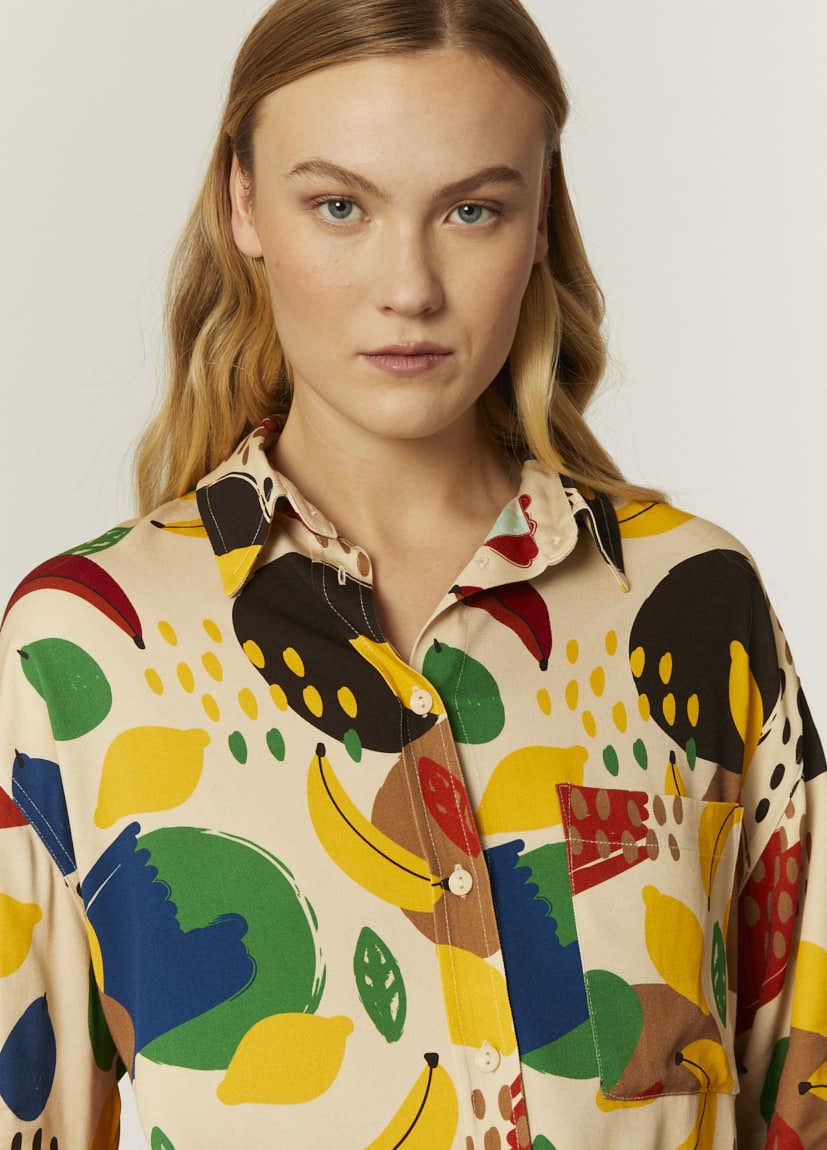 pepaloves CAMISA OVERSIZE FRUITY FALL Ofertas especiales