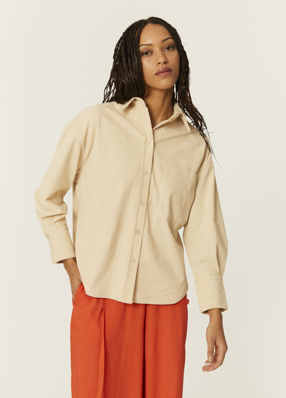 pepaloves CAMISA PANA BEIGE Grandes ahorros