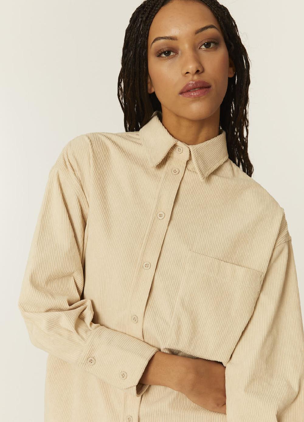 pepaloves CAMISA PANA BEIGE Grandes ahorros