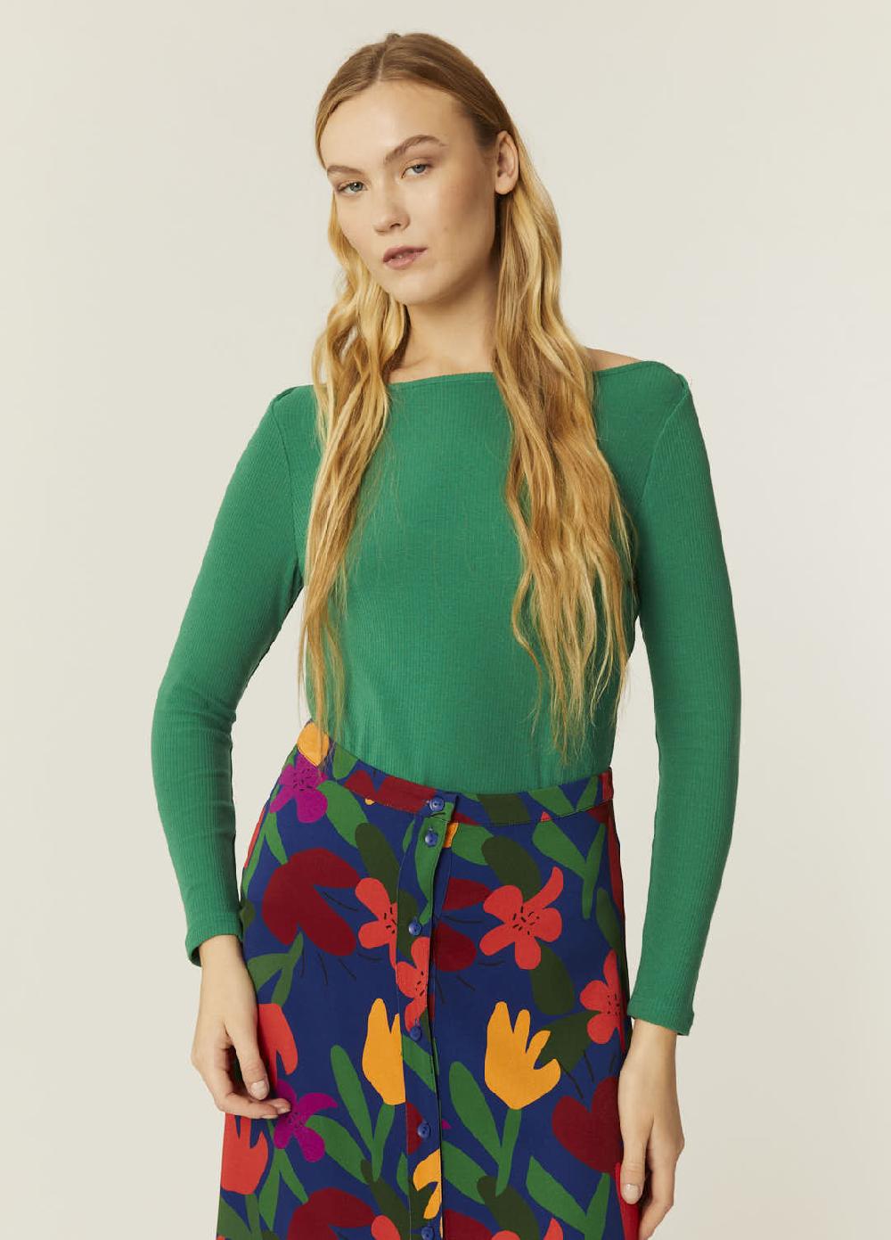 pepaloves TOP CANALE CUELLO BARCA VERDE Gran oferta
