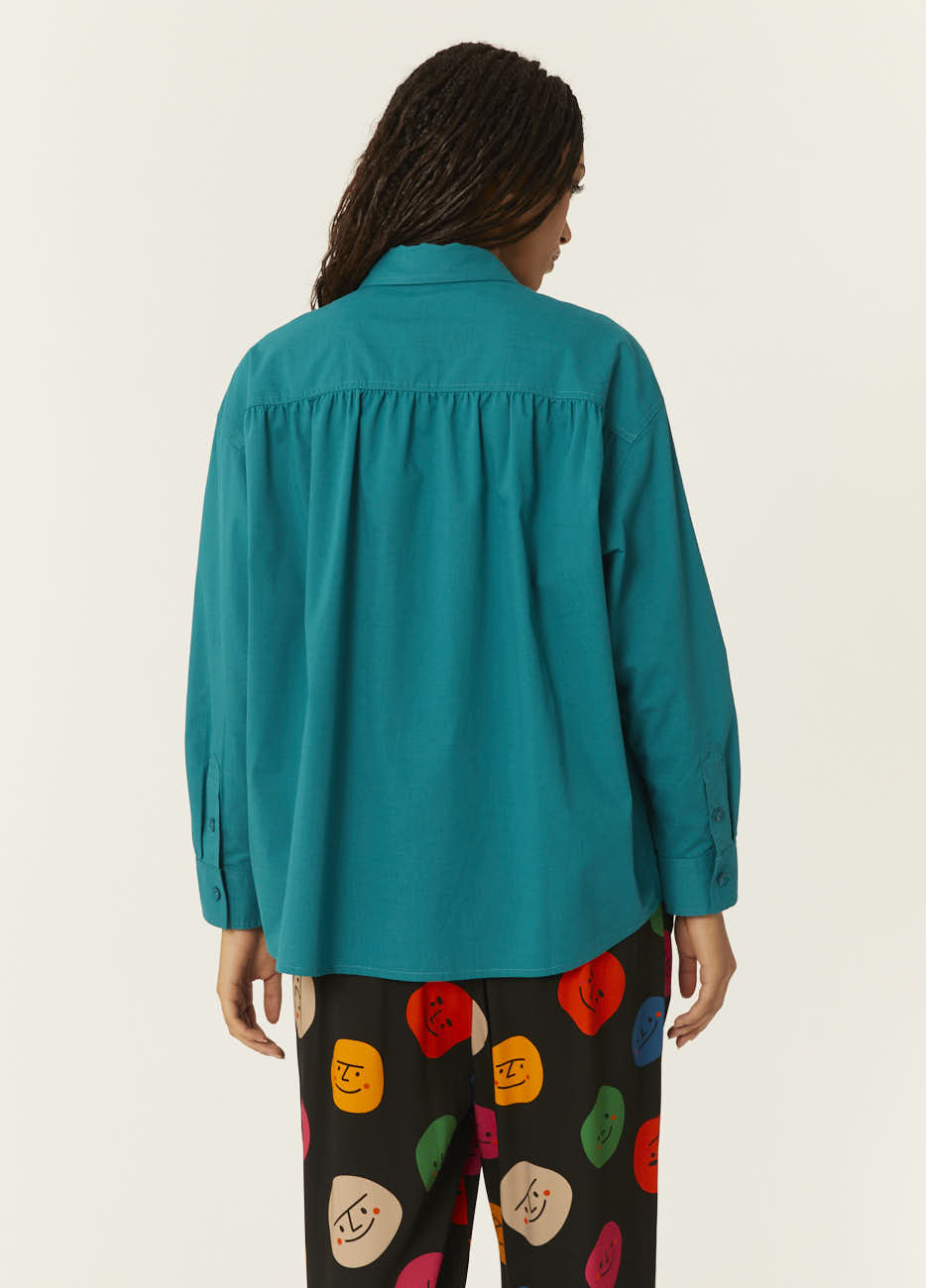 pepaloves CAMISA OVERSIZE VERDE Ventas relámpago