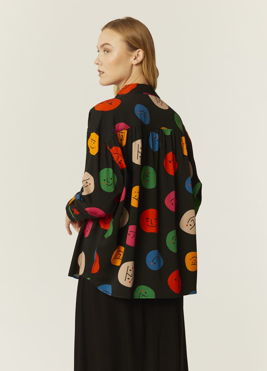 pepaloves CAMISA OVERSIZE FACES Mejor oferta
