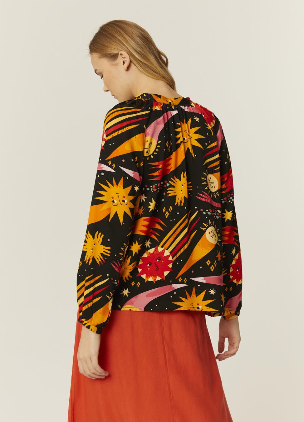 pepaloves CAMISA COSMOS CUELLO MAO Rebajas top
