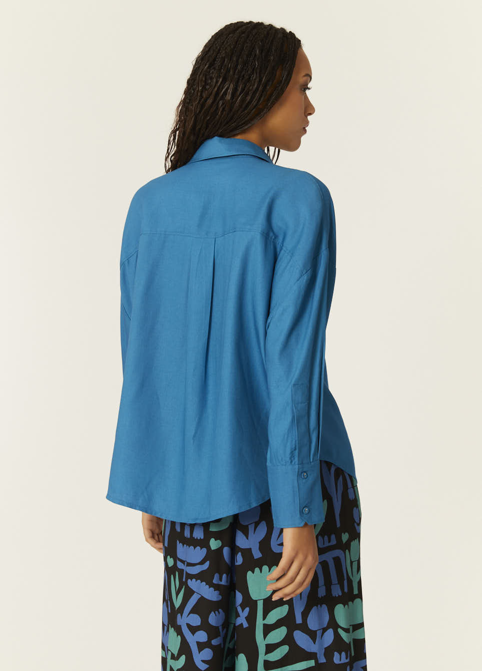 pepaloves CAMISA OVERSIZE ECOVERO AZUL Oferta especial de fábrica