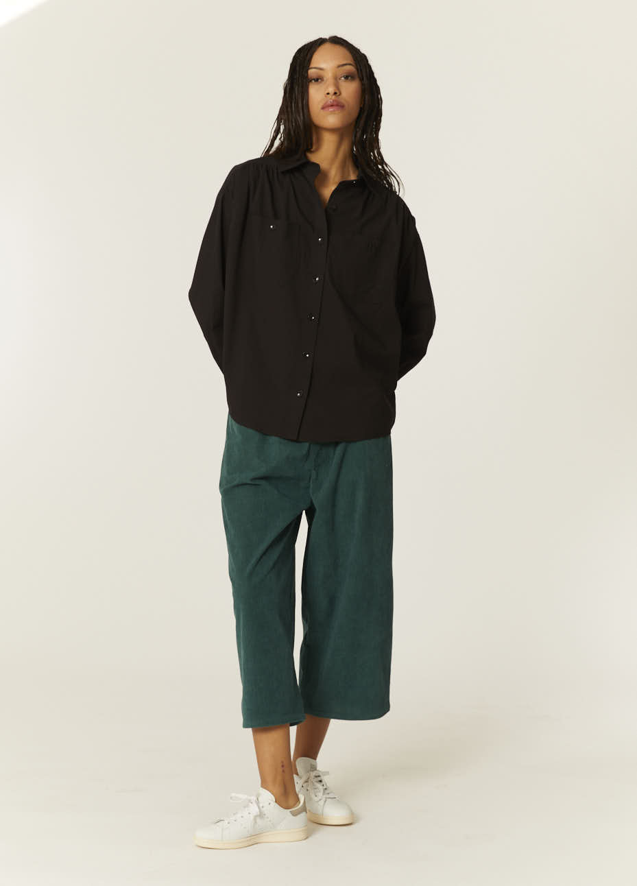 pepaloves CAMISA OVERSIZE NEGRA Superdescuento