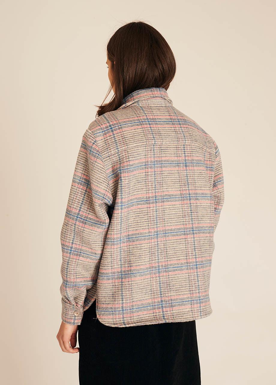 pepaloves WINTER SQUARES OVERSHIRT BLUE Tienda de fábrica