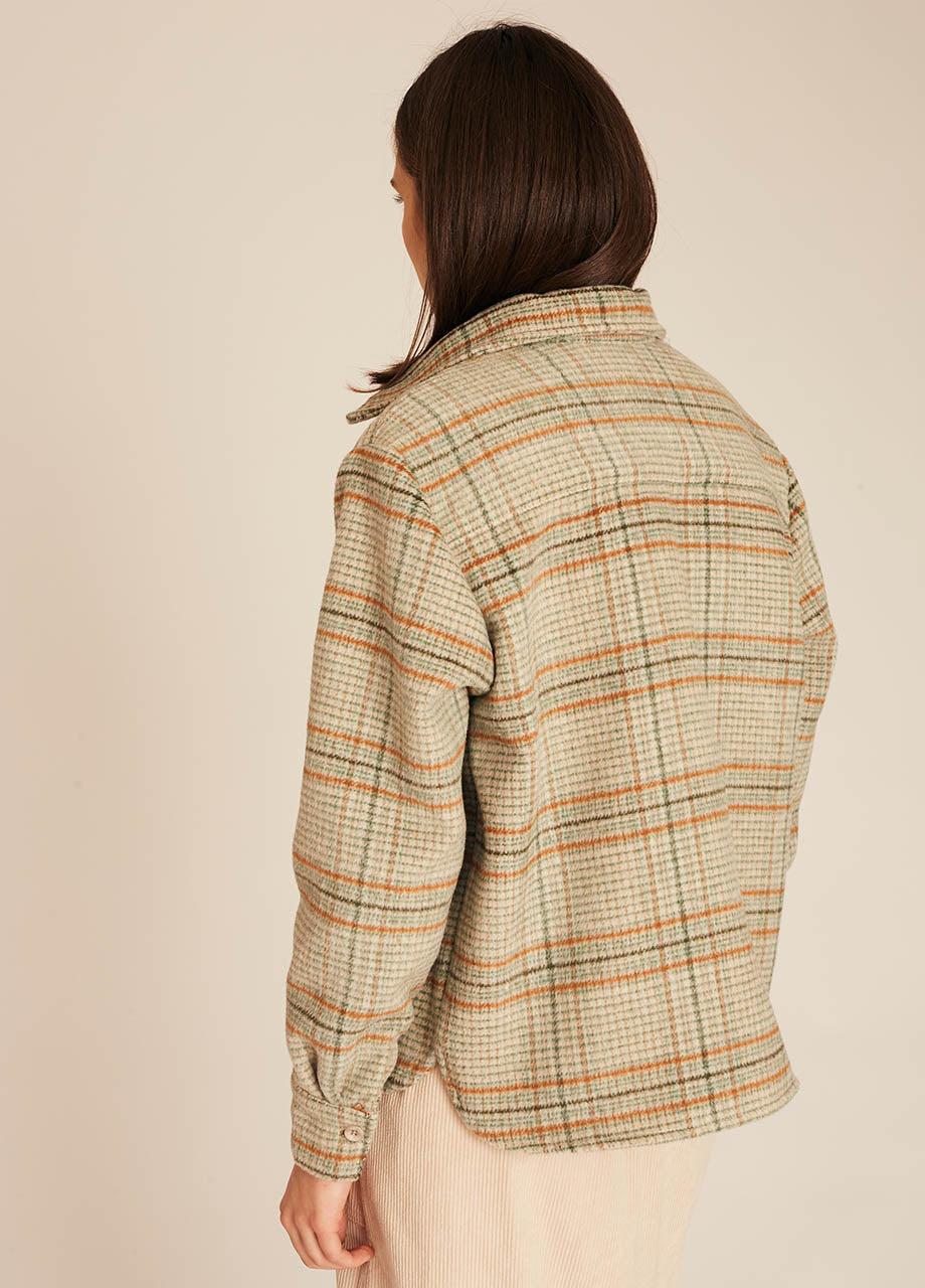 pepaloves WINTER SQUARES OVERSHIRT GREEN Precios de Black Friday