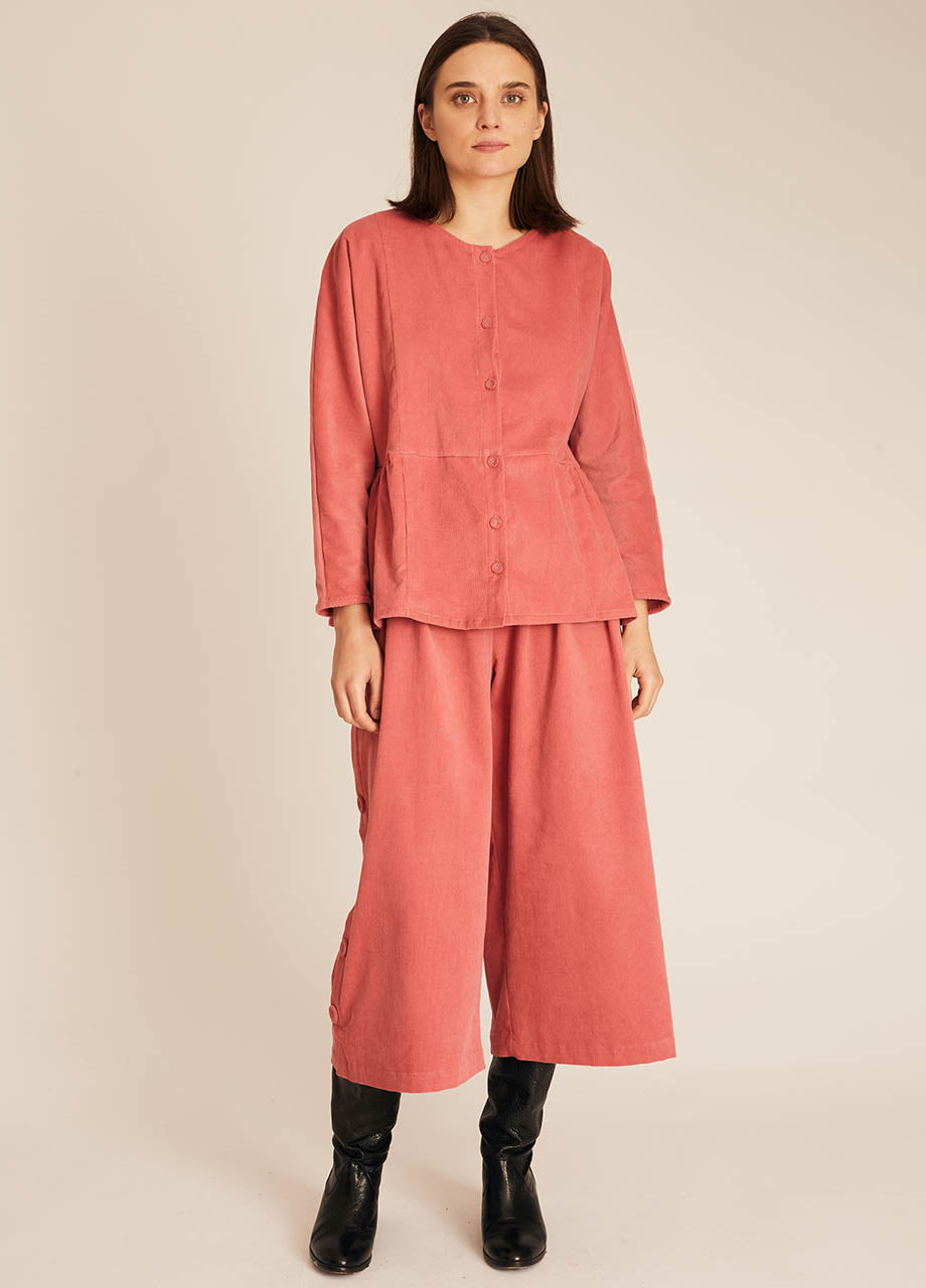 pepaloves THIN CORDUROY SHIRT PINK En oferta