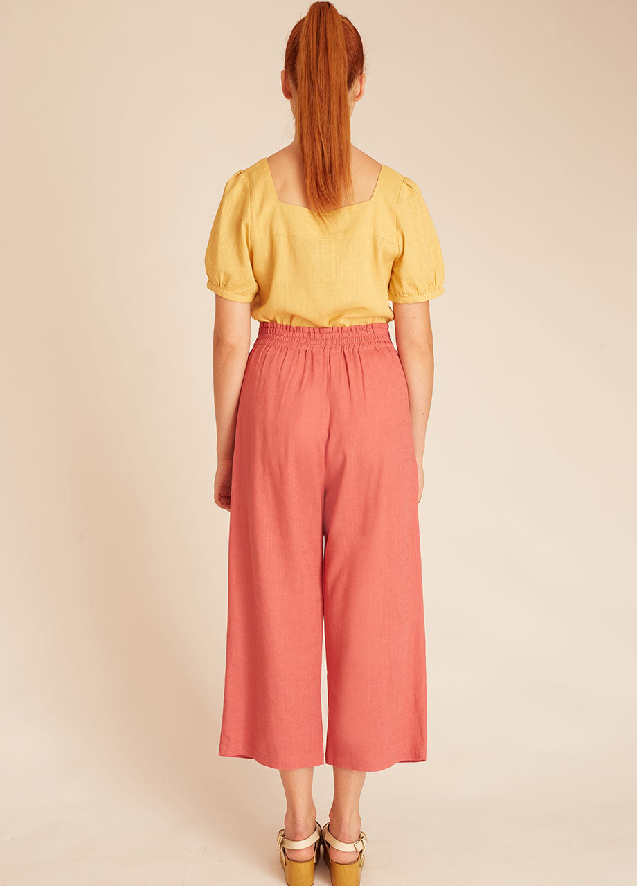 pepaloves LINEN BLOUSE YELLOW En oferta