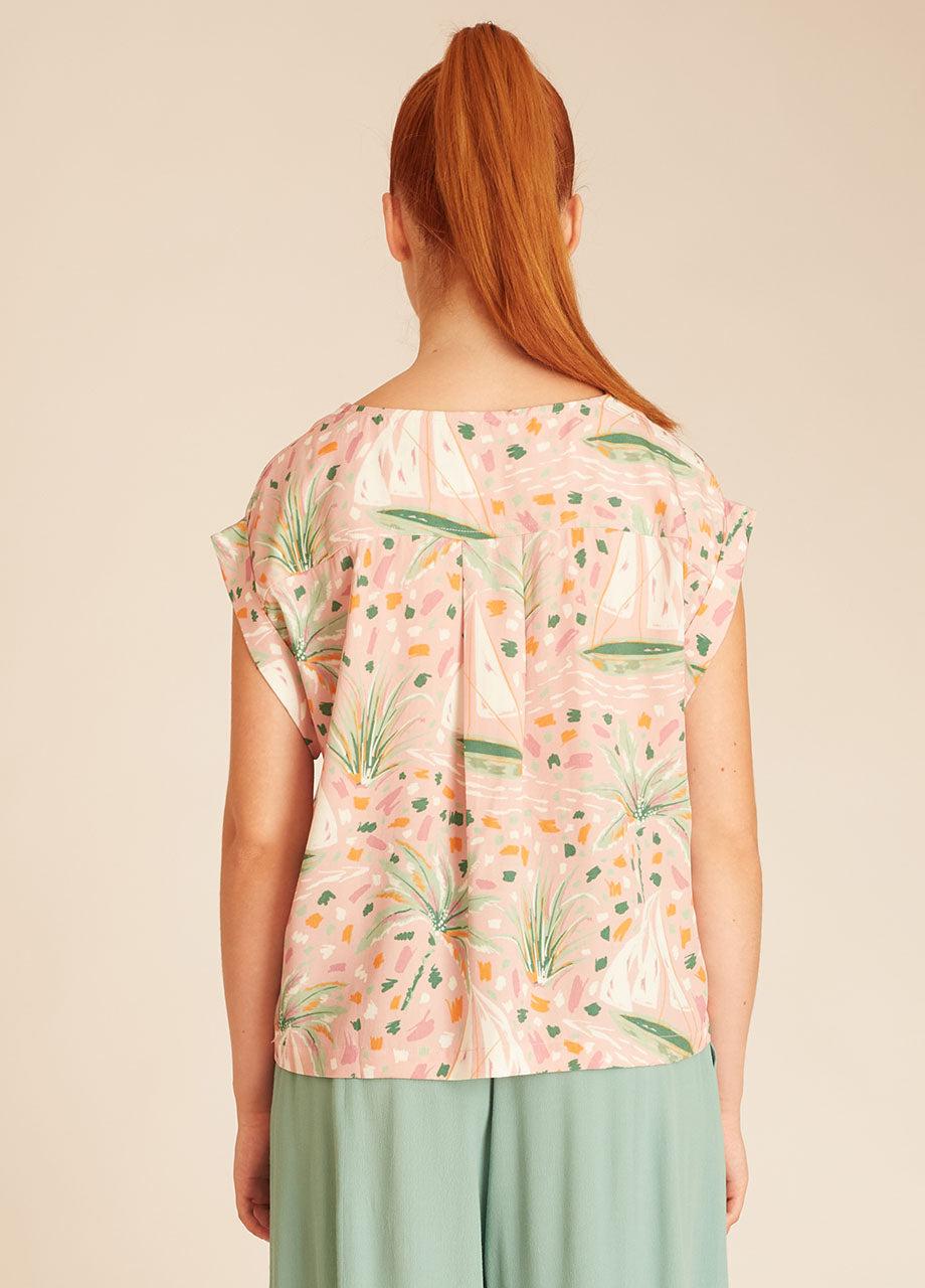 pepaloves PINK BOATS BLOUSE Los más vendidos