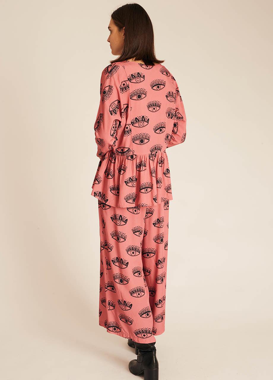 pepaloves EYE PRINT BLOUSE Ventas relámpago