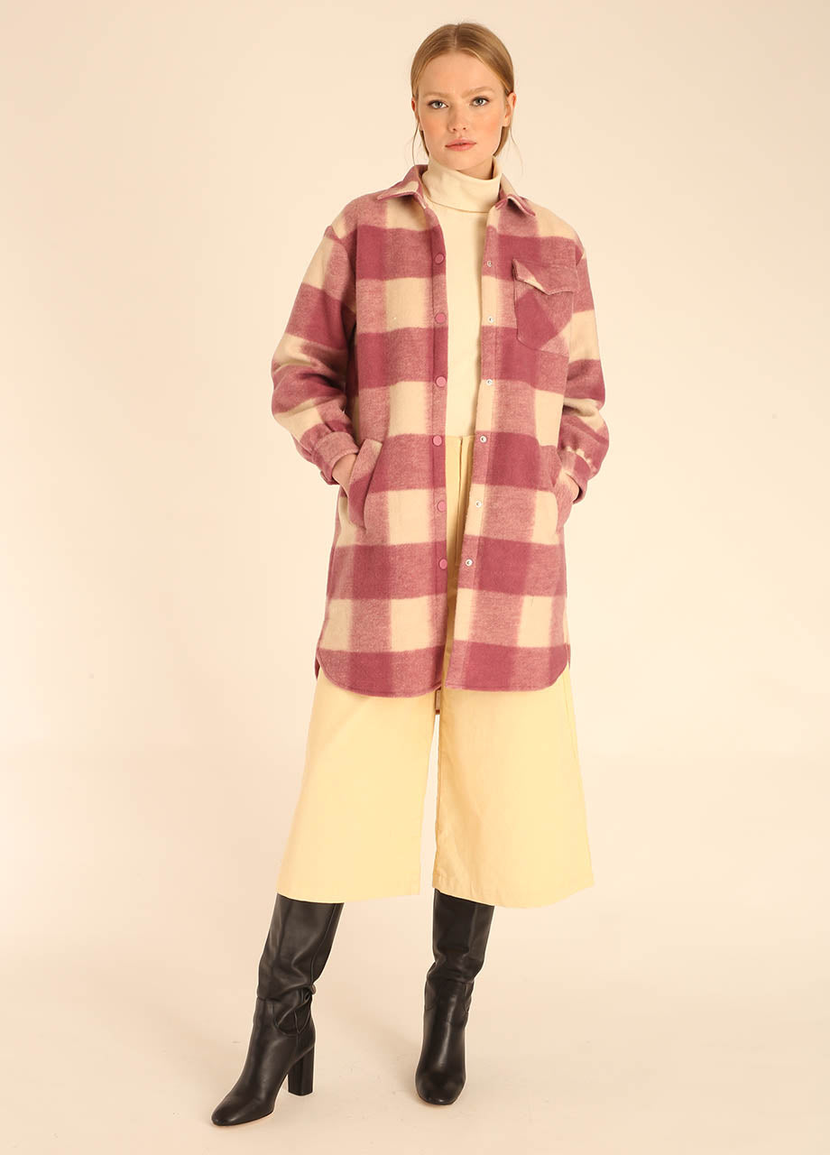 pepaloves SQUARES OVERSHIRT ROSE COMPRAR AHORA